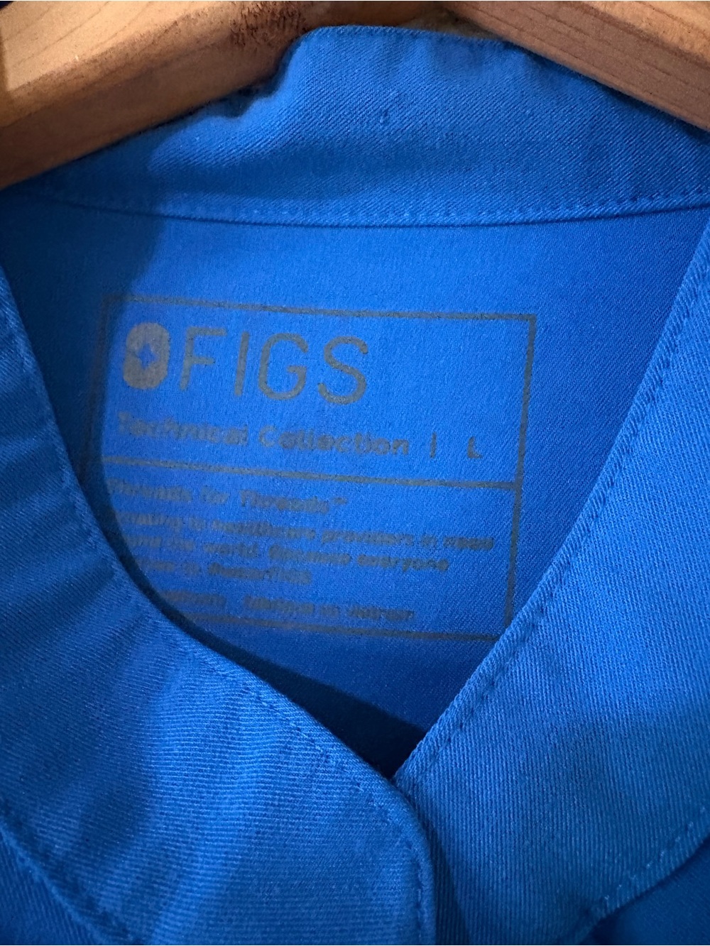 Figs Blue Rafaela Scrub Top - Picture 2 of 2